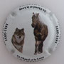 Marque : GENERIQUES N° Lambert : 1170h Couleur : Polychrome, fond blanc  Description : Le loup et le cheval Emplacement : 