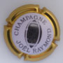 Marque : RAYMOND Joël N° Lambert : 6d Couleur : Contour or Description : Série Rugby 5/6 - nom de la marque  Emplacement : 