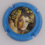 Marque : MIGNON Philippe N° Lambert : 15 Couleur : Contour bleu Description : Femme coiffée de grappes de raisins  Emplacement : 