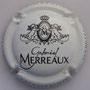 Marque : MERREAUX Gabriel N° Lambert : 11 Couleur : Blanc et noir Description : M dans un cartouche couronné et encadré de deux angelots  Emplacement : 