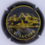 Marque : JACOPE Y N° Lambert : 6 Couleur : noir et or Description : Paysage - nom de la marque  Emplacement : 