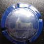 Marque : CHAVOT - COURCOURT N° Lambert : 9 Couleur : Fond bleu Description : Eglise ou château ?  Emplacement : 