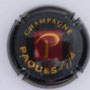 Marque : PAQUES & Fils N° Lambert : 2 Couleur : Noir et rouge Description : Lettre P dans un carré doré et nom de la marque  Emplacement : 