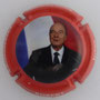 Marque : ROBERT Jérôme N° Lambert : 9b Couleur : Polychrome, contour rouge Description : Jacques Chirac - nom de la marque  Emplacement : 