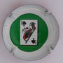Marque : GENERIQUE  N° Lambert : 824c Couleur : Polychrome Description : Jeton de 100 - pique : dame  Emplacement : 