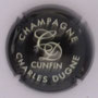 Marque : DUGNE Charles N° Lambert : 4a Couleur : Noir et blanc Description : Initiales et nom de la marque  Emplacement : 