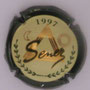 Marque : SENEZ N° Lambert : 27 Couleur : Contour Vert foncé Description : Millésime 1997 - Triangle triple, lune et soleil  Emplacement : 