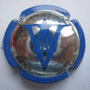 Marque : VRANKEN N° Lambert : 10 Couleur : Bleu Description : Lettre V et étoile filante  Emplacement : 