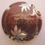 Marque : MIGNON Pierre N° Lambert : 61l Couleur : Fond marron. Feuilles argentées Description : Nom de la marque  Emplacement : 