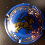 Marque : TAITTINGER N° Lambert : 39 - série 1 Couleur :  Bleu vif Description : Cavalier. Grand dessin  Emplacement : 