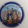 Marque : ROUYER Philippe N° Lambert : A22a Couleur : Polychrome, contour bleu Description : Groupe de cyclistes Giro 2021 - nom de la marque  Emplacement : 