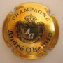 Marque : CHEMIN André N° Lambert : 2 Couleur : Or Description : Lettres AC blanches dans armoiries dorées  Emplacement : 026-03-02