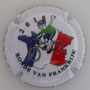 Marque : GOUTORBE André & fils N° Lambert : NR 201 Couleur : Fond blanc Description : Cycliste sur carte du Tour de France 2108 - inscription en flamand - nom de la marque  Emplacement : 