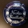  Marque : FEUILLATTE Nicolas N° Lambert : 11 verso or Couleur : Bleu et crème Description : CHAMPAGNE et nom du producteur Emplacement : 052-05-02