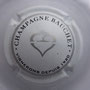Marque : BAUCHET Père & Fils N° Lambert : 8b Couleur : Blanc et gris Description : Cuvée Origine - nom de la marque  Emplacement : 