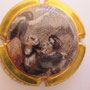 Marque :  ELLNER Charles N° Lambert : 3 Couleur :  Contour or Description : Scène de fête   Emplacement : 