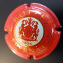Marque : BOIZEL N° Lambert : 10 - type 3 Couleur : Rouge, crème et or Description : B dans un blason entouré de deux lions  Emplacement : 014-02-04