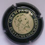 Marque : DESCHAMPS Eustache N° Lambert : 3 Couleur : Contour  noir Description : Portrait d'un homme et nom de la marque Emplacement : 