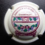 Marque : SANCHEZ - LE GUEDARD N° Lambert : 5 Couleur : Crème pâle. Support tonneau bordeaux Description : Nom de la marque sur un tonneau décoré de grappes de raisins  Emplacement : 
