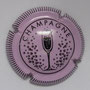 Marque : GENERIQUE  N° Lambert : 732a Couleur : Rose et noir Description : Coupe de champagne  Emplacement :