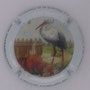 Marque : CHEURLIN (veuve) N° Lambert : 18ag Couleur : Polychrome, contour blanc Description : La cigogne et le renard - nom de la marque  Emplacement :