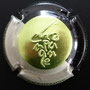 Marque : GENERIQUE  N° Lambert : 738d Couleur : Grappe et fond vert Description : Mention champagne estampée en forme de grappe  Ref perso : 918-08-05