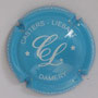 Marque : CASTERS LIEBART N° Lambert : NR Couleur : Bleu et blanc Description : Initiales et nom du producteur    Emplacement : 