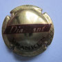 Marque : VRANKEN N° Lambert : 19a Couleur : Or - Diamant Description : Diamant en lettres or dans bandeau marron  Emplacement : 