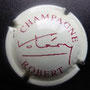 Marque : ROBERT  Valery N° Lambert : 3 Couleur : Crème et Bordeaux Description : Signature "Valery" et nom de la marque  Emplacement : 