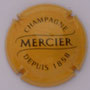 Marque : MERCIER N° Lambert : 31 foncé Couleur : Bistre-Jaune foncé et noir Description : Nom de la marque dans une banderole  Emplacement : 078-05-03