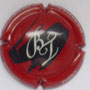 Marque : BENARD Thierry N° Lambert : 2 Couleur : Fond rouge, noir et blanc Description : Initales BT  Emplacement : 