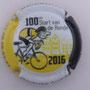 Marque : GOUTORBE André & fils N° Lambert : 17 Couleur : Polychrome, contour blanc, jaune, noir  Description : Tour des Flandres 2016 - nom de la marque  Emplacement : 