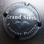Marque : LAURENT - PERRIER  N° Lambert : 63a Couleur : Noir et gris Description : Cuvée Grand siècle.   Soleil brillant  Emplacement : 