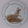 Marque : GENERIQUE  N° Lambert : 852b Couleur : Fond crème, dessin marron Description : Renard  Ref perso : 