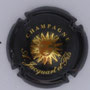 Marque : JACQUART André & fils N° Lambert : 2 Couleur : Noir et or Description : Soleil et nom de la marque Emplacement : 