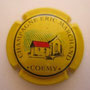 Marque :  MARCHAND Eric N° Lambert : 33 Couleur :  Jaune Description : Dessin d'une église  Emplacement : 076-03-03 