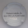 Marque : LETE - VAUTRAN N° Lambert : 26g verso Couleur : Bleu et argent Description : Maison natale de Jean de la Fontaine - nom de la marque  Emplacement : 