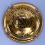 Marque : LAPOULLE Bruno N° Lambert : 2 Couleur : Or et noir Description : Blason couronné et encadré de deux lions- Nom de la marque  Ref perso : 