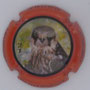 Marque : FOUREUR Dominique N° Lambert : 3.2 Couleur : Contour orange Description : chouette - Nom de la marque Emplacement : 