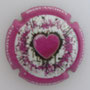 Marque : SAMPERS Claude N° Lambert : 7c Couleur : Contour violet Description : Coeur - nom de la marque  Emplacement : 