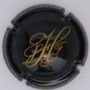 Marque : HUOT L & fils N° Lambert : 3 Couleur : Noir et or Description : Lettres HL stylisées - nom de la marque sur le pourtour  Emplacement : 