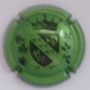 Marque : LEMAIRE Dominique N° Lambert : 16.1 Couleur : Fond vert Description : Blason couronné  Emplacement : 