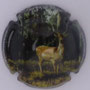 Marque : STRAUSS - GEORGETON N° Lambert : 5 Couleur : Polychrome Description : Cerf de face - nom de la marque sur le pourtour Emplacement : 