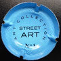 Marque : GENERIQUE  N° Lambert : 892c verso Couleur : Bleu et jaune Description : Le street art - Vigne et   raisins  Ref perso :