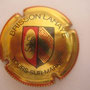 Marque : BRISSON - LAHAYE N∞ Lambert : 2 Couleur : Or, striée Description : Lettres  LB stylisées dans blason  Emplacement : 016-06-04