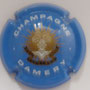 Marque : TELMONT J (de) N° Lambert : 7 Couleur : Bleu. Lettres blanches Description : Heaume doré dans un soleil doré  Emplacement : 