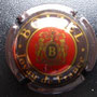 Marque : BOIZEL N° Lambert : 13  Couleur : Rosé, Joyau de France Description : B dans un blason   entouré de deux lions  Emplacement : 