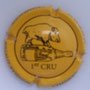 Marque : RIGAUT Etienne N° Lambert : 9 Couleur : Jaune et noir Description : Ours et bouteille - nom de la marque Emplacement : 