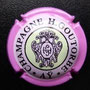 Marque : GOUTORBE H  N° Lambert : 12b Couleur : Contour rose Description : Initiales dans armoiries  Emplacement : 