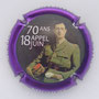 Marque : MIGNON Pierre N° Lambert : 60f Couleur : Contour violet métallisé Description : 70 ans appel du 18 juin 1940 - nom de la marque    Emplacement : 